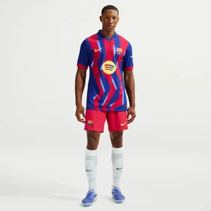 Męskie autentyczne spodenki piłkarskie Nike Dri-FIT ADV FC Barcelona Match 2025/26 (wersja czwarta) - Czerwony
