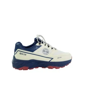 Męskie biało-niebieskie sneakersy BIG STAR TT174334