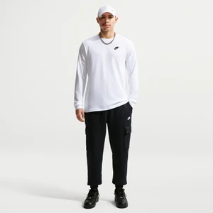 Męskie bojówki z dzianiny Nike Club - Czerń