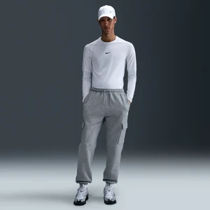 Męskie bojówki z dzianiny Nike Club - Szary