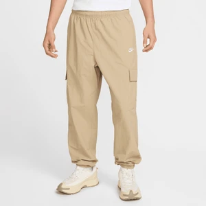 Męskie bojówki z tkaniny Nike Club - Brązowy