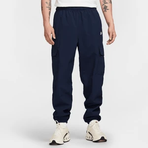Męskie bojówki z tkaniny Nike Club - Niebieski