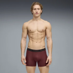 Męskie bokserki z mikrofibry PUMA Sport (dwupak), Odzież, Czerwony,