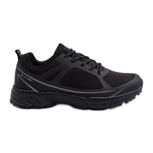 Męskie Buty Sportowe Trekkingowe Czarne Menesio Inna marka
