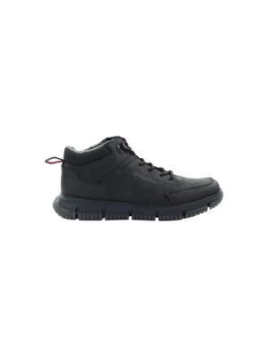 Męskie buty trekkingowe czarne Bugatti 345AC23B5000-1000