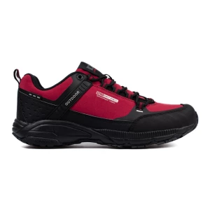 Męskie buty trekkingowe DK bordowe czerwone