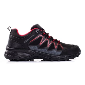 Męskie buty trekkingowe DK czarno- czerwone czarne