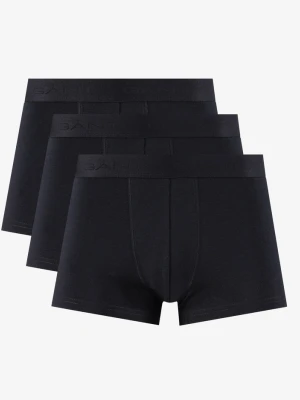 Męskie czarne bokserk slim fit, 3-pak GANT