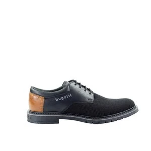 Męskie czarne półbuty 335AVE016950-1010 Bugatti