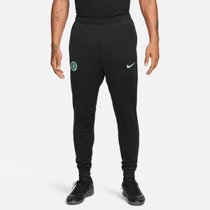 Męskie dresowe spodnie piłkarskie Nike Dri-FIT Chelsea F.C. Strike (wersja trzecia) - Czerń