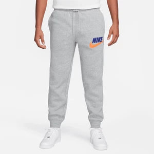 Męskie dzianinowe joggery Nike Club Fleece - Szary