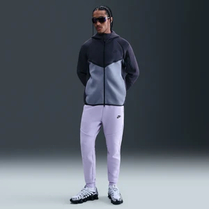Męskie dzianinowe joggery Nike Tech - Fiolet