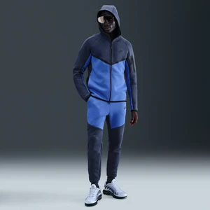 Męskie dzianinowe joggery Nike Tech - Niebieski