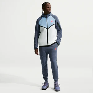 Męskie dzianinowe joggery Nike Tech - Niebieski