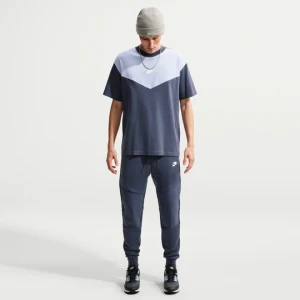Męskie dzianinowe joggery Nike Tech - Niebieski