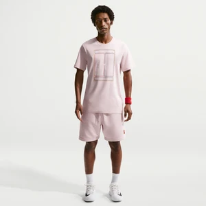 Męskie dzianinowe spodenki do tenisa Dri-FIT NikeCourt Heritage - Różowy