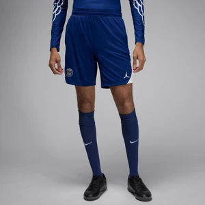 Męskie dzianinowe spodenki piłkarskie Jordan Dri-FIT Paris Saint-Germain Strike (wersja czwarta) - Niebieski