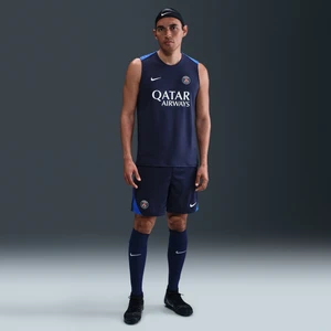 Męskie dzianinowe spodenki piłkarskie Nike Dri-FIT Paris Saint-Germain Strike - Niebieski
