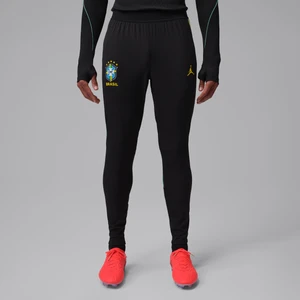 Męskie dzianinowe spodnie piłkarskie Jordan Dri-FIT ADV Brazylia Strike Elite - Czerń