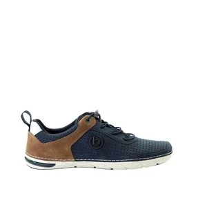 Męskie granatowe sneakersy Bugatti 321ASG035000-4100