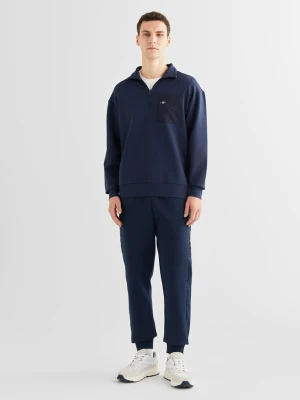 Męskie granatowe spodnie dresowe GANT