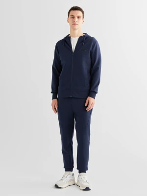 Męskie granatowe spodnie sportowe regular fit GANT