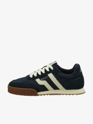 Męskie granatowe zamszowe sneakersy Baylle GANT