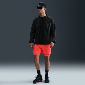 Męskie hybrydowe spodenki do biegania Nike Stride Dri-FIT 13 cm - Czerwony