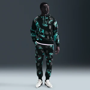Męskie joggery do koszykówki Ja Club Fleece - Zieleń Nike