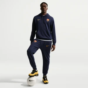 Męskie joggery piłkarskie Nike FC Barcelona Club - Niebieski