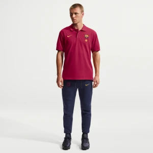 Męskie joggery piłkarskie Nike FC Barcelona Tech Fleece - Niebieski