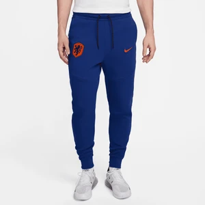 Męskie joggery piłkarskie Nike Holandia Tech Fleece - Niebieski