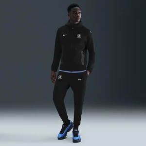 Męskie joggery piłkarskie z dzianiny Nike Total 90 Chelsea F.C. Tech - Czerń