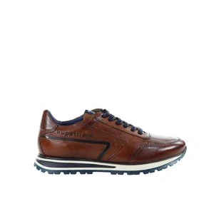 Męskie koniakowe sneakersy Bugatti 332AG8044100-6300