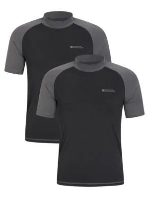 Męskie koszulki z filtrem UV Multipack - Grey Mountain Warehouse
