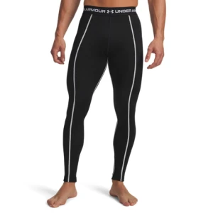 Męskie legginsy treningowe Under Armour UA Cold Weather Grid - czarne