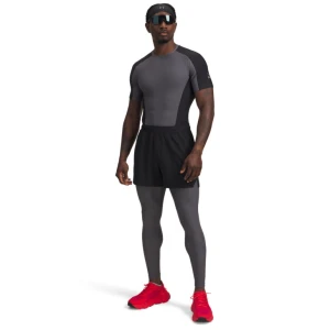 Męskie legginsy treningowe Under Armour UA Halo Bonded Auxetic Leggin - szare