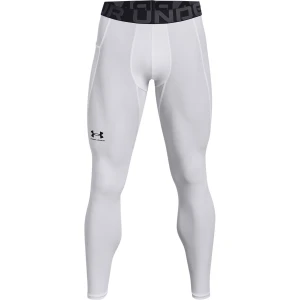 Męskie legginsy treningowe Under Armour UA HG Armour Leggings - białe
