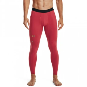 Męskie legginsy treningowe Under Armour UA SmartForm Rush Legging - czerwone