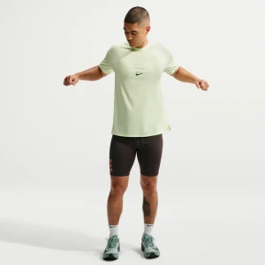 Męskie legginsy z wszytą bielizną do biegania o długości 1 / 2 Dri-FIT Nike Fast - Czerń