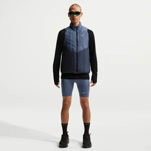 Męskie legginsy z wszytą bielizną do biegania o długości 1/2 Dri-FIT Nike Fast - Niebieski