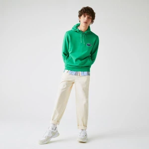 Męskie Lekkie Spodnie Typu Chino Z Elastycznej Popeliny LACOSTE