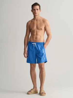Męskie lekkie szorty kąpielowe z logo GANT