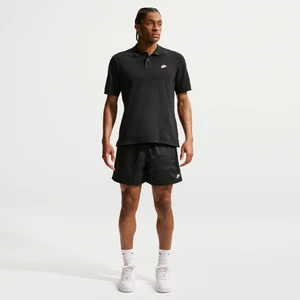 Męskie luźne spodenki z tkaniny Nike Club - Czerń