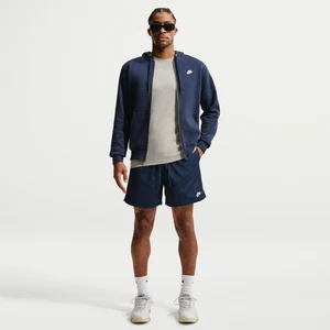Męskie luźne spodenki z tkaniny Nike Club - Niebieski