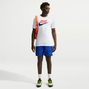Męskie luźne spodenki z tkaniny Nike Club - Niebieski