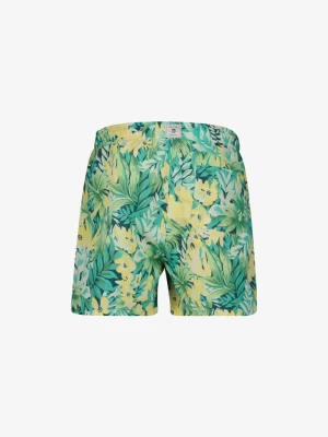 Męskie niebieskie szorty kąpielowe w kwiatowy nadruk GANT