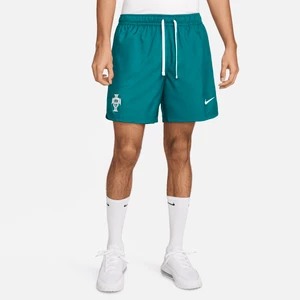 Męskie piłkarskie spodenki z podszewką z tkaniny Nike Portugalia Sport Essential Flow - Zieleń