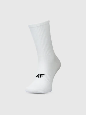 Męskie skarpetki basic (3-pak) 4FWMM00USOCM478 - białe