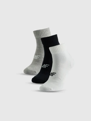 Męskie skarpetki niskie (3-pack) 4F 4FRSS26USOCM0836 - multikolor